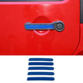 For 2007-2018 Jeep Wrangler JK JKU 4Door Door Handle Trim Insert Cover Strips