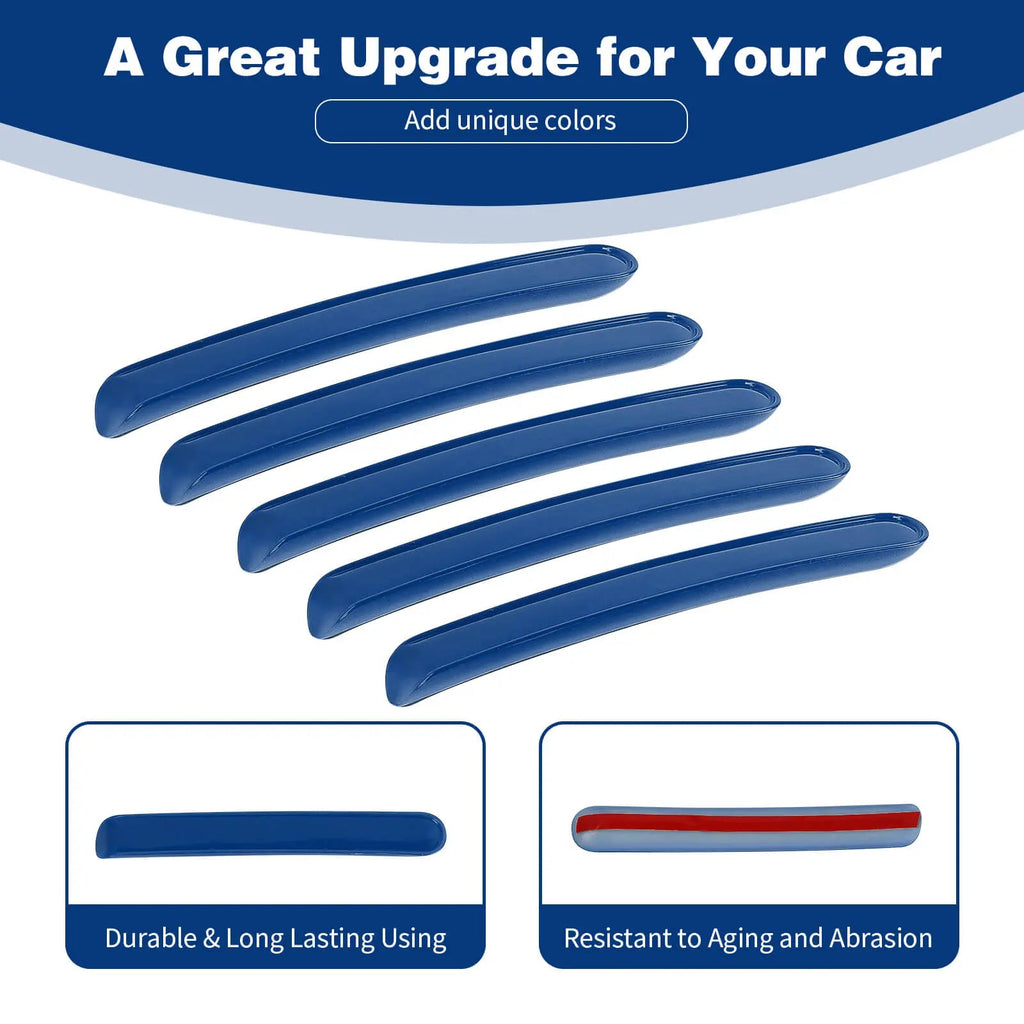 For 2007-2018 Jeep Wrangler JK JKU 4Door Door Handle Trim Insert Cover Strips