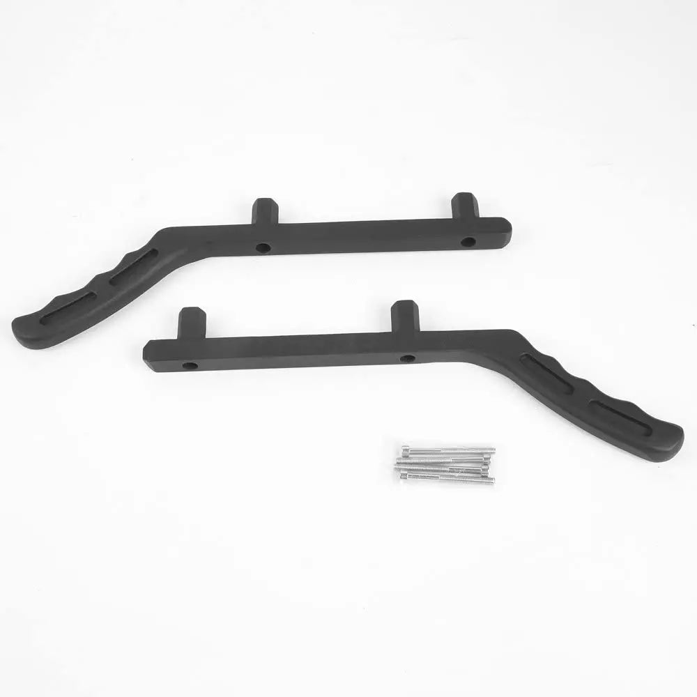 For 2007-2018 Jeep Wrangler JK JKU Black Rear Grab Handles (Aluminum Alloy)