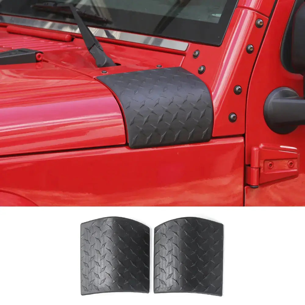 For 2007-2018 Jeep Wrangler JK JKU  Cowl Armor Cover Body Corner Guards 1Pair