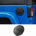 For 2007-2018 Jeep Wrangler JK JKU Door Gas Tank Cap Cover Fuel Filler Door Trim Black