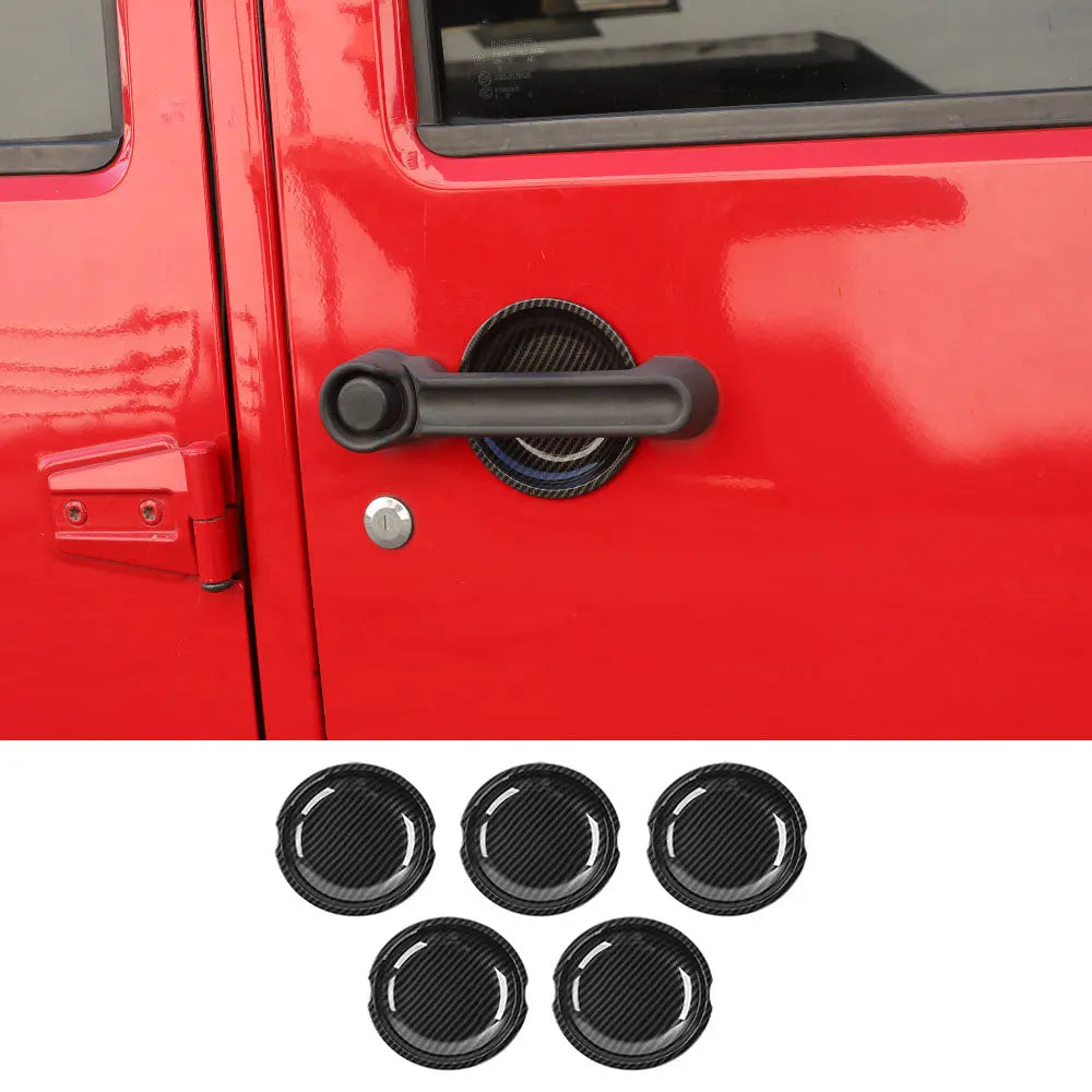 For 2007-2018 Jeep Wrangler JK JKU Door Handle Bowl Cover Trim
