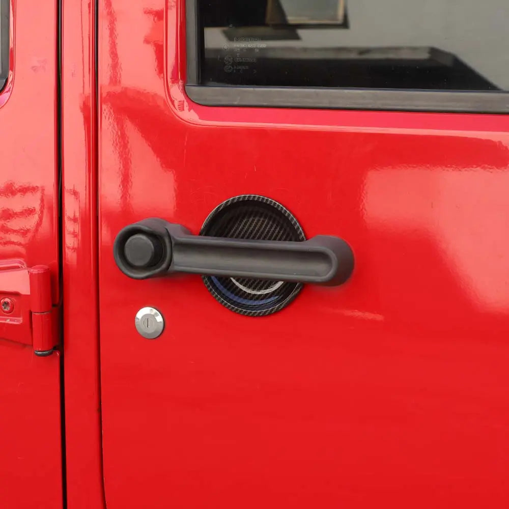 For 2007-2018 Jeep Wrangler JK JKU Door Handle Bowl Cover Trim