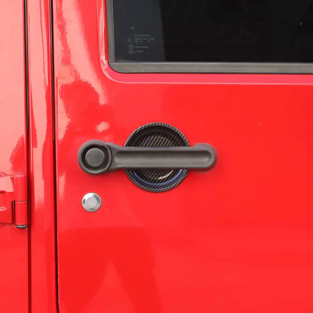 For 2007-2018 Jeep Wrangler JK JKU Door Handle Bowl Cover Trim