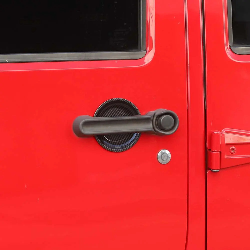 For 2007-2018 Jeep Wrangler JK JKU Door Handle Bowl Cover Trim