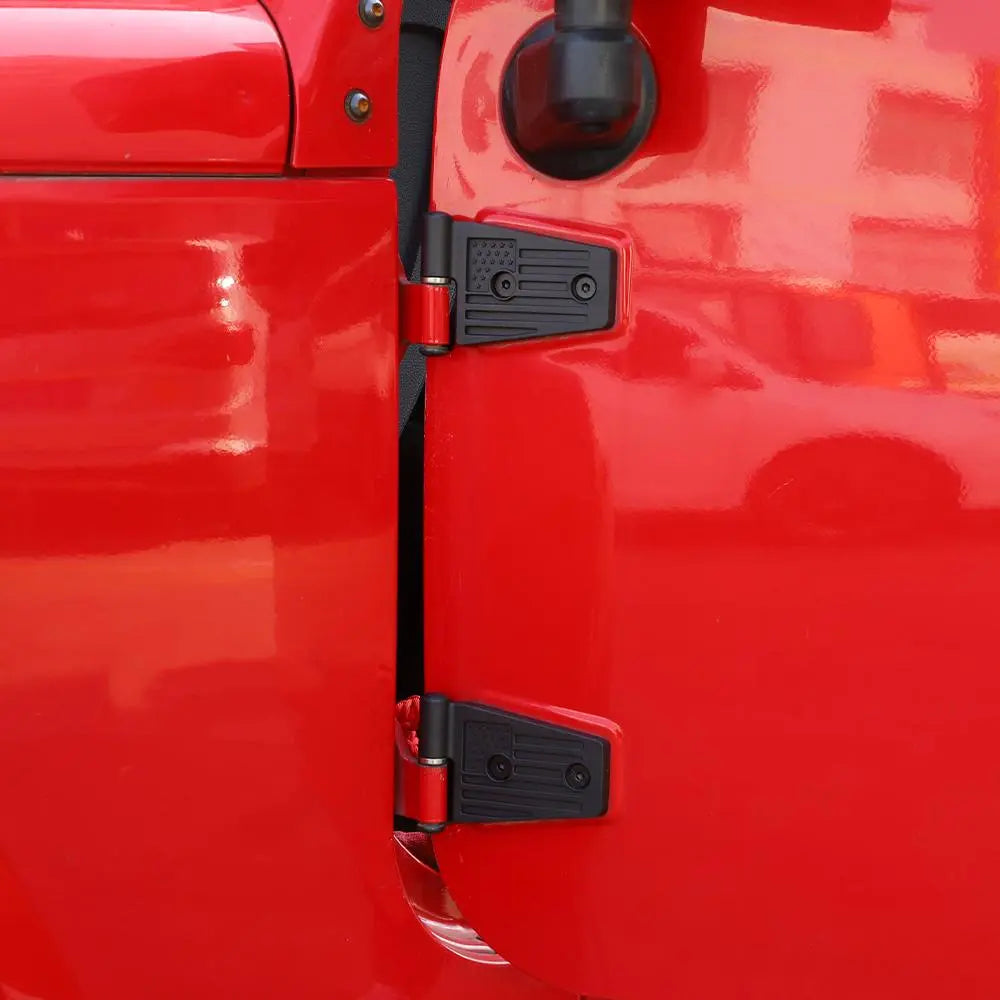 For 2007-2018 Jeep Wrangler JK JKU Door Hinge Replacement Accessories US Flag