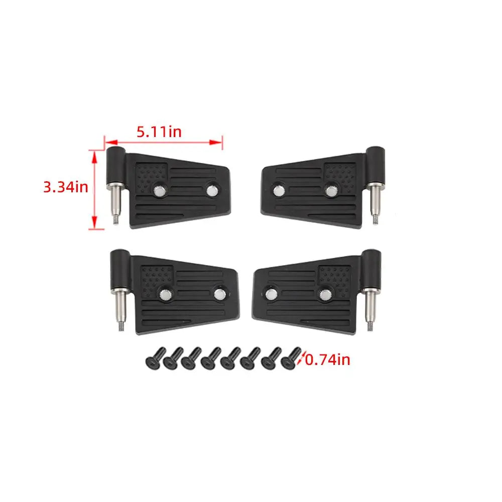 For 2007-2018 Jeep Wrangler JK JKU Door Hinge Replacement Accessories US Flag