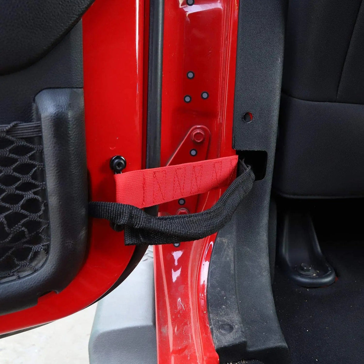 For 2007-2018 Jeep Wrangler JK JKU Door Limiting Straps Load 1000 Lb 4pcs/set