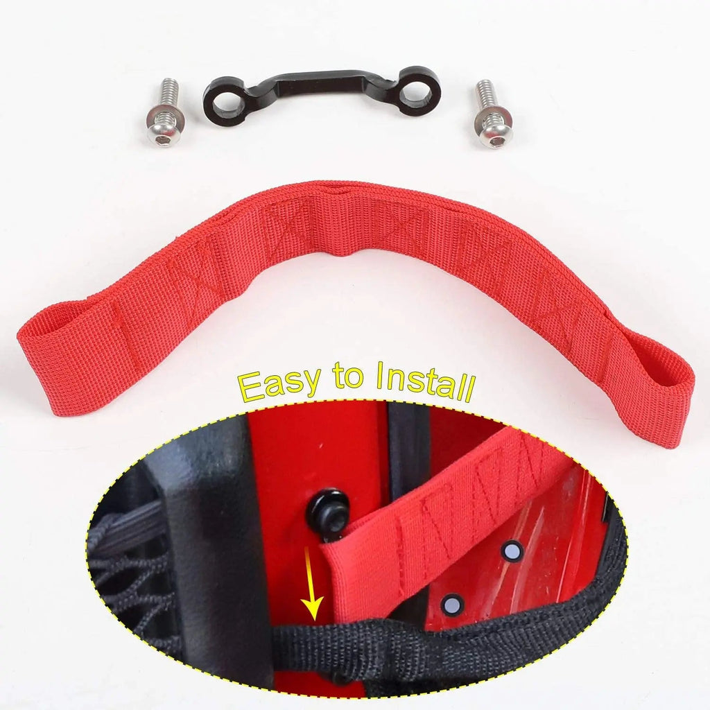 For 2007-2018 Jeep Wrangler JK JKU Door Limiting Straps Load 1000 Lb 4pcs/set