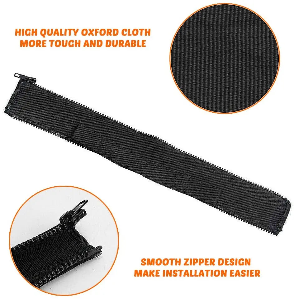 For 2007+ Jeep Wrangler JL JK Gladiator JT Door Limiting Straps Swing Door Check Limiter with Wire Protecting Harness