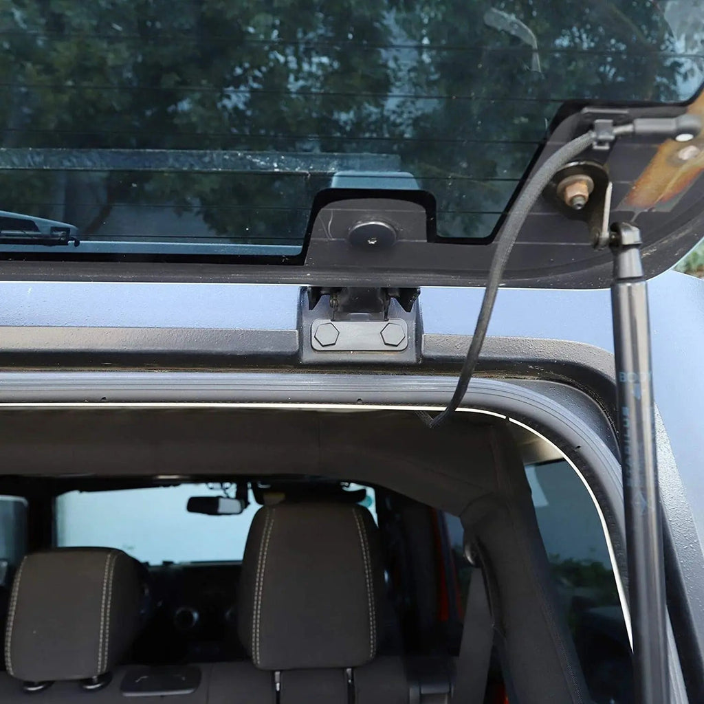 For 2007-2018 Jeep Wrangler JK JKU Door Screw Protector Cover Trim, ABS Black 15pcs