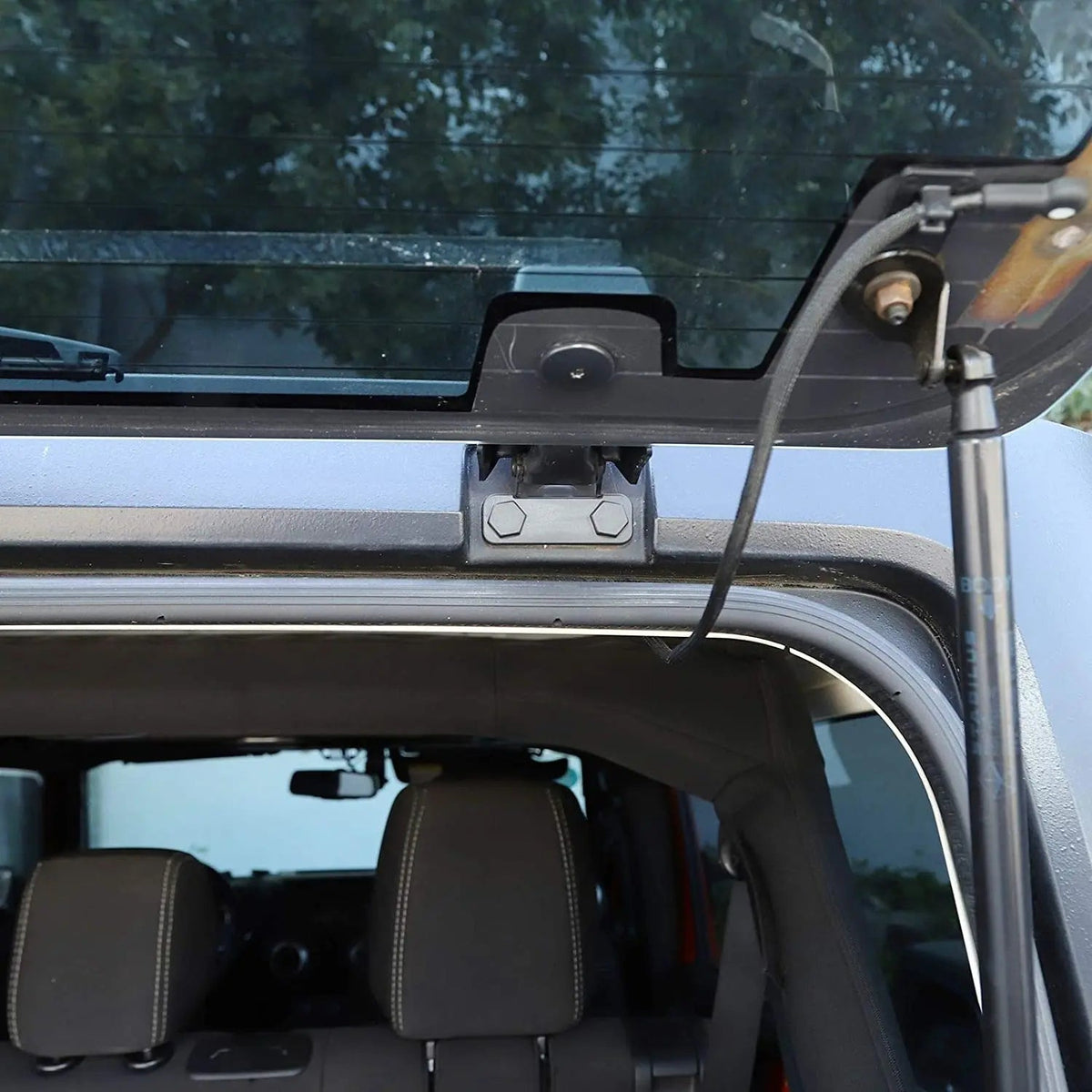 For 2007-2018 Jeep Wrangler JK JKU Door Screw Protector Cover Trim, ABS Black 15pcs