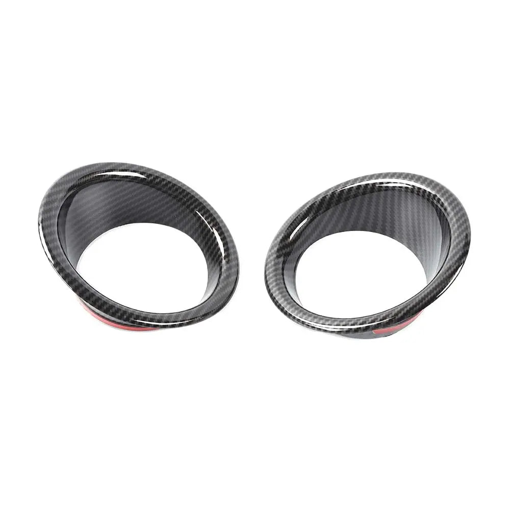 For 2007-2018 Jeep Wrangler JK JKU Front Bumper Fog Light Lamp Bezels Trim