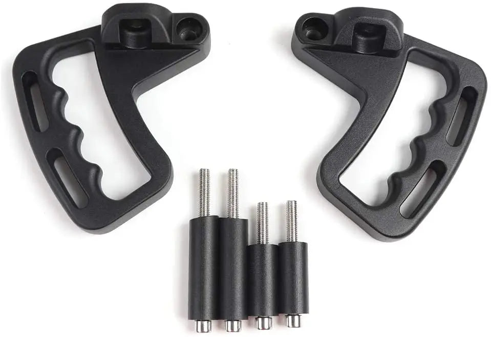 For 2007-2018 Jeep Wrangler JK JKU Front Top Grab Handles Aluminum Alloy (2 pcs)