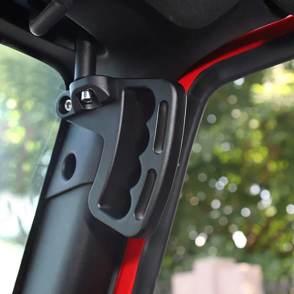 For 2007-2018 Jeep Wrangler JK JKU Front Top Grab Handles Aluminum Alloy (2 pcs)