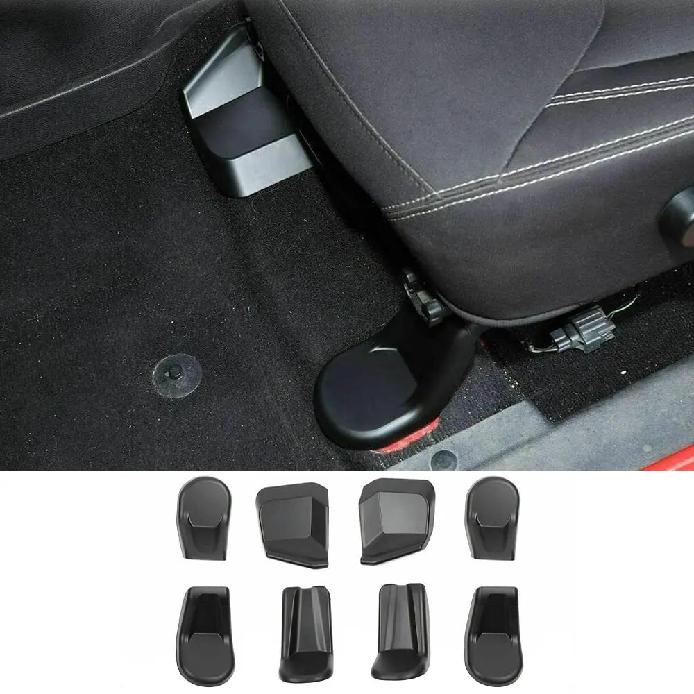 For 2007-2018 Jeep Wrangler JK JKU Front Seat Screw Protector Cover Trim
