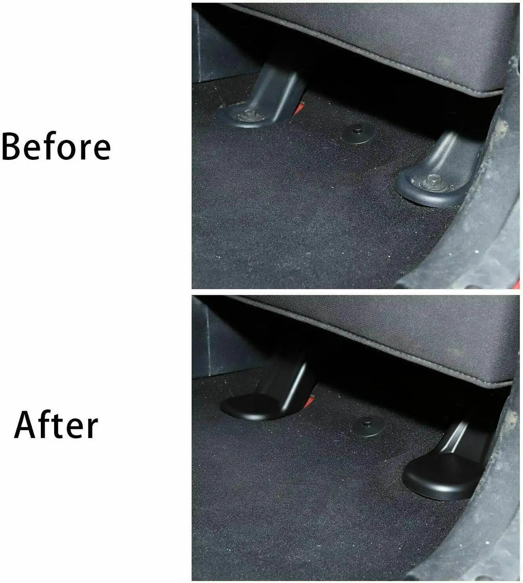 For 2007-2018 Jeep Wrangler JK JKU Front Seat Screw Protector Cover Trim