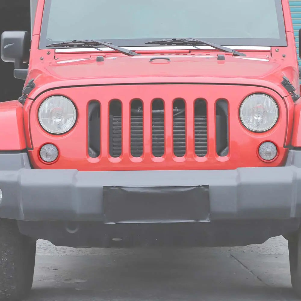For 2007-2018 Jeep Wrangler JK JKU Front Turn Signal Light Trim Ring Bezel