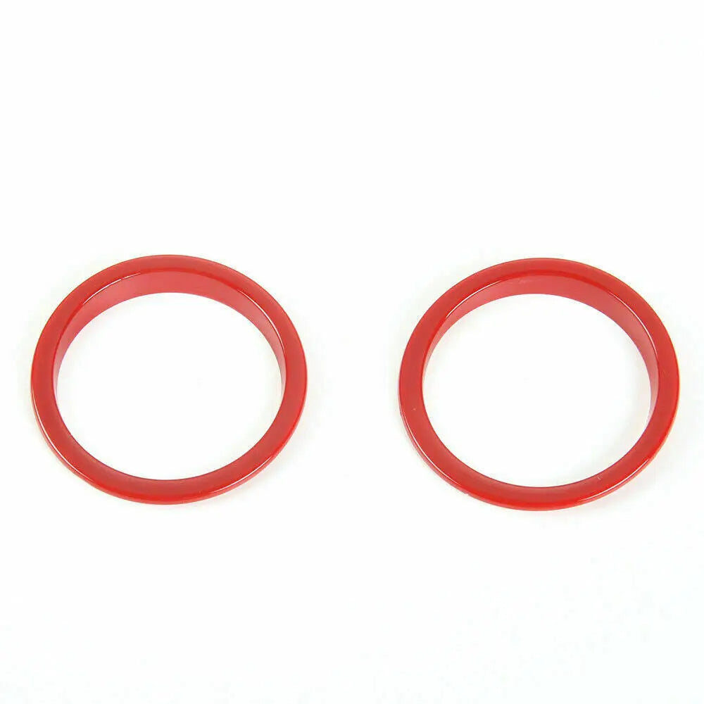 For 2007-2018 Jeep Wrangler JK JKU Front Turn Signal Light Trim Ring Bezel