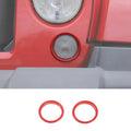 For 2007-2018 Jeep Wrangler JK JKU Front Turn Signal Light Trim Ring Bezel