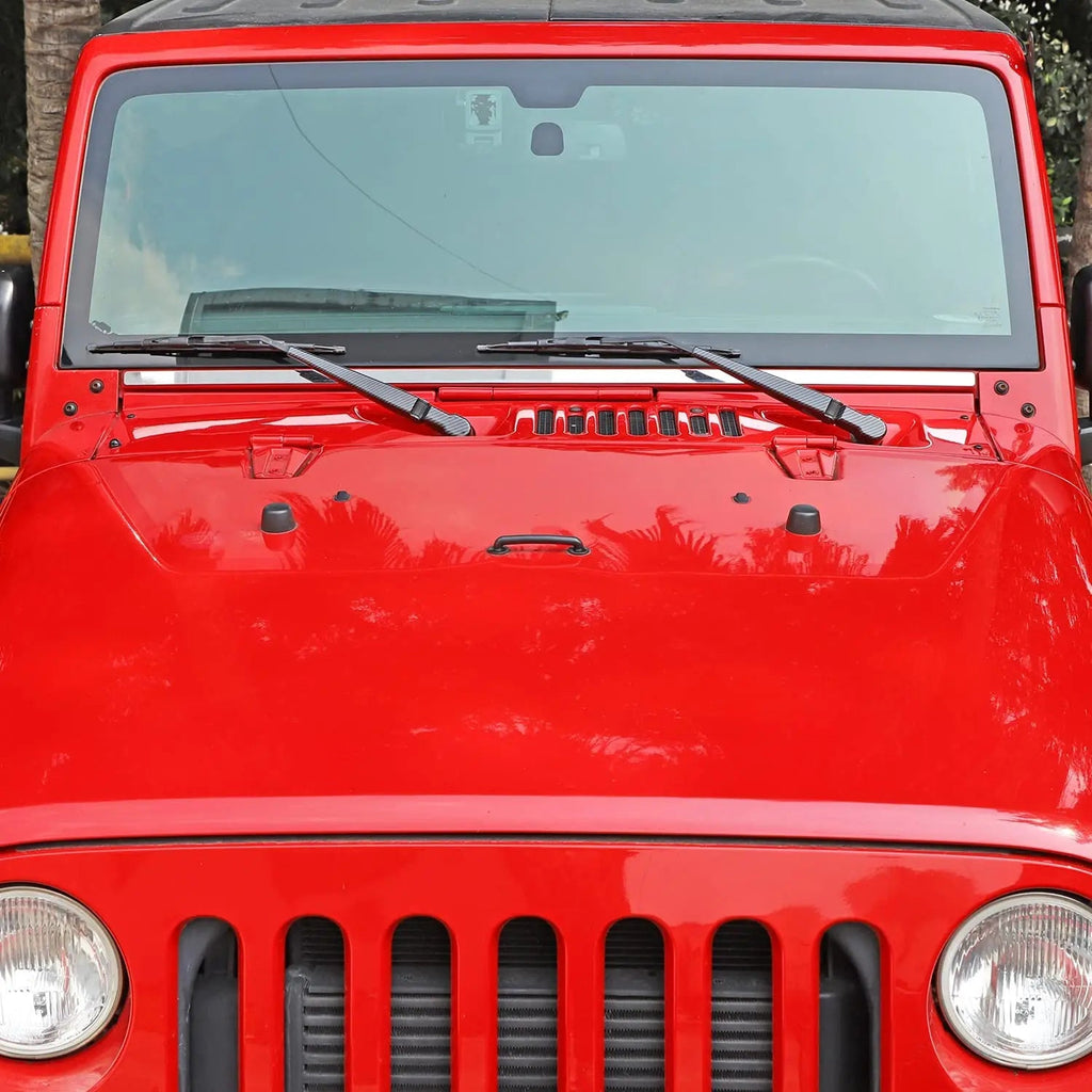 For 2007-2018 Jeep Wrangler JK JKU Front Windshield Wiper Cover Trim