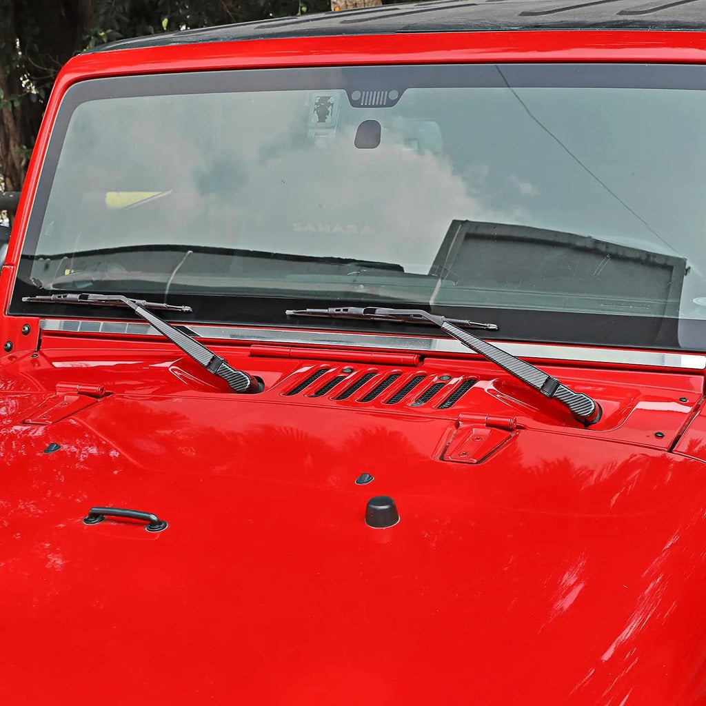 For 2007-2018 Jeep Wrangler JK JKU Front Windshield Wiper Cover Trim