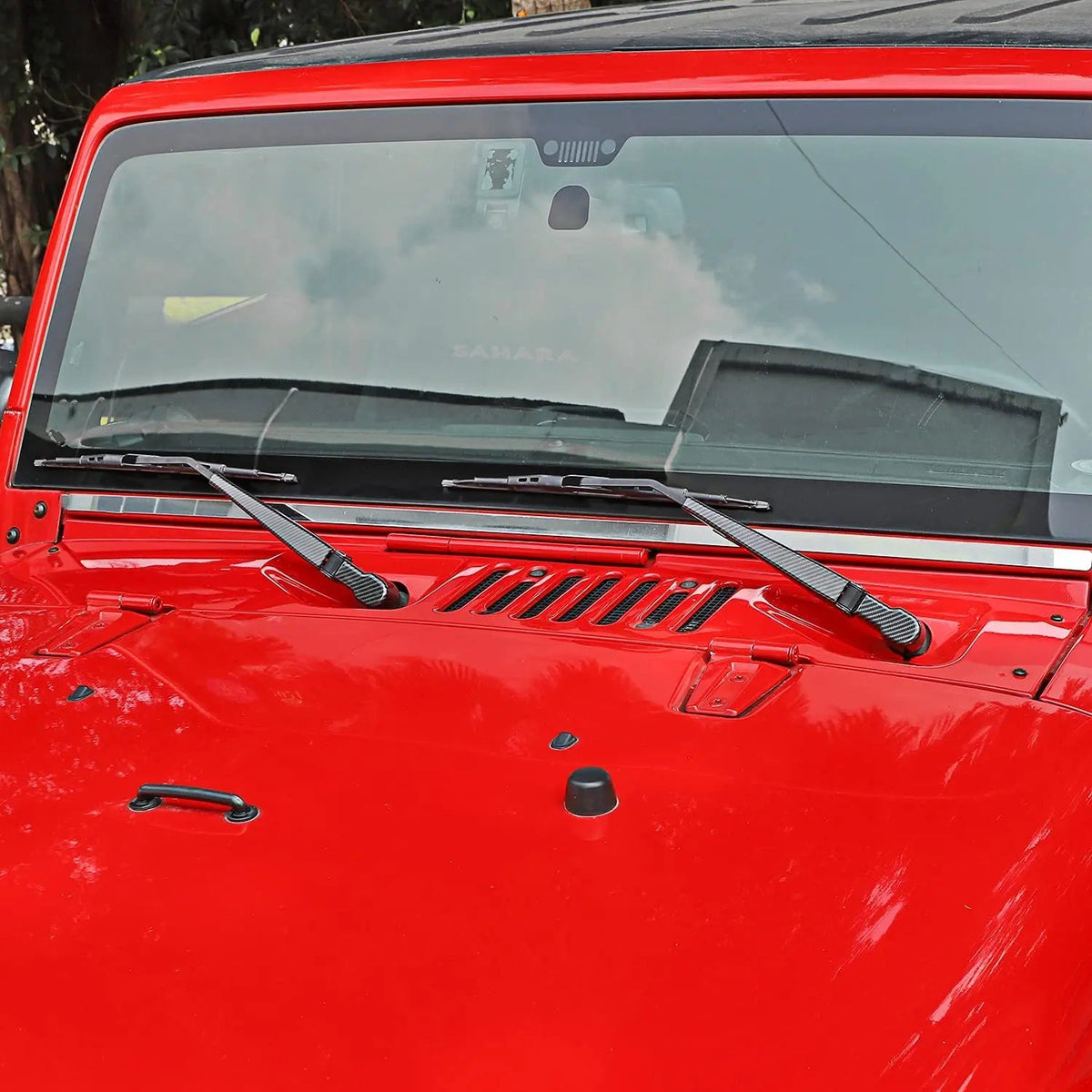 For 2007-2018 Jeep Wrangler JK JKU Front Windshield Wiper Cover Trim