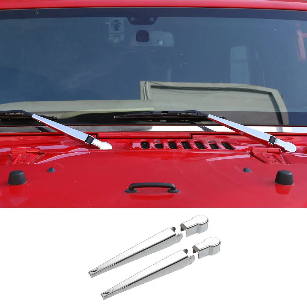 For 2007-2018 Jeep Wrangler JK JKU Front Windshield Wiper Cover Trim