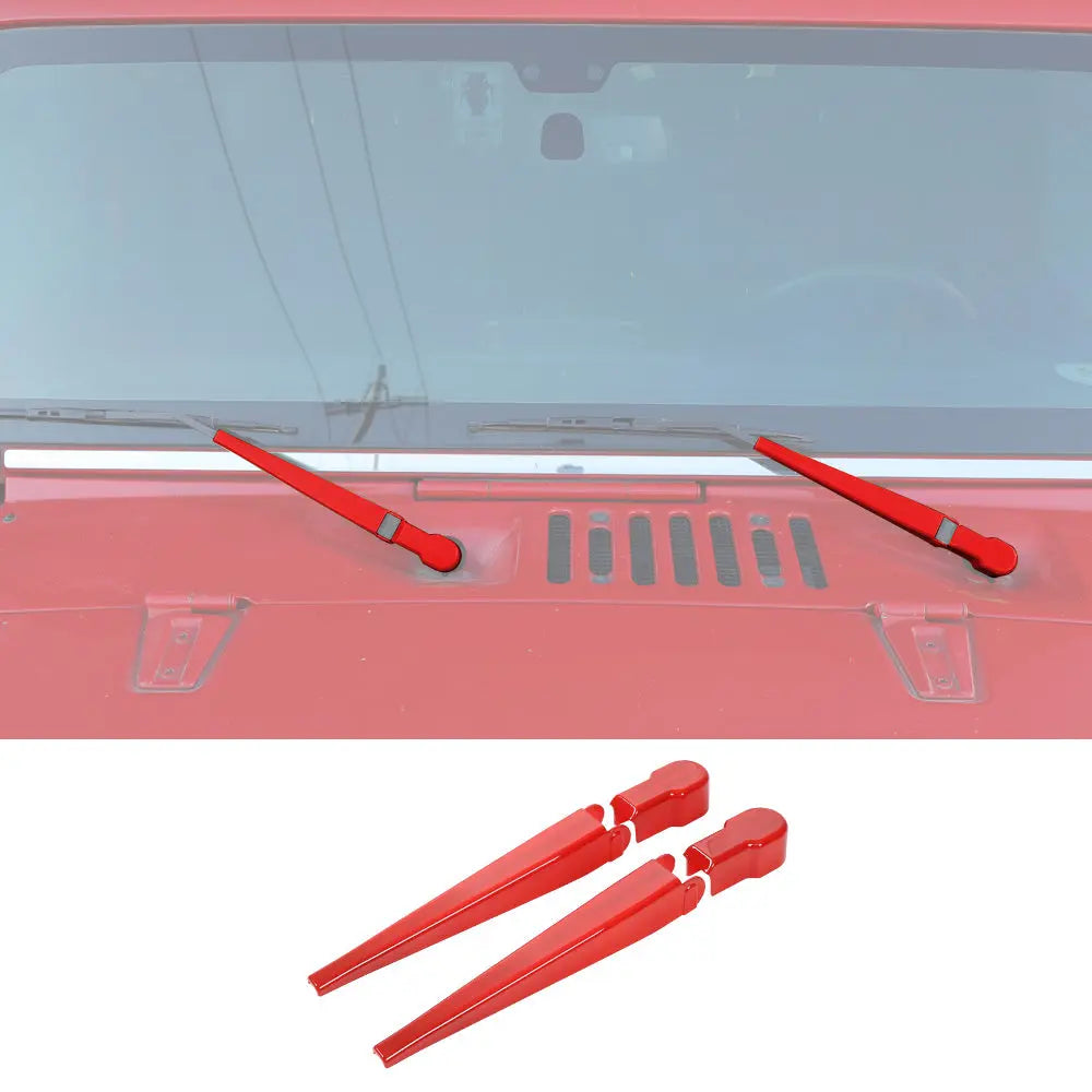 For 2007-2018 Jeep Wrangler JK JKU Front Windshield Wiper Cover Trim