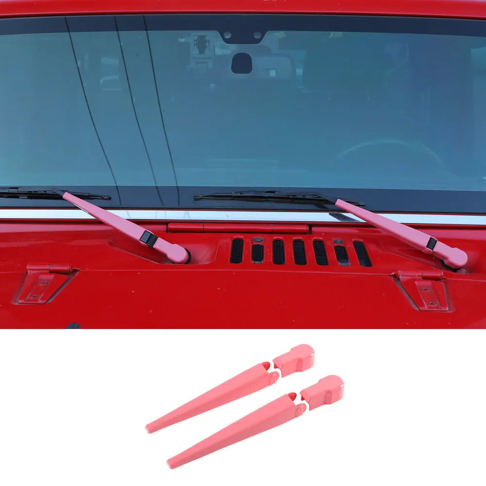 For 2007-2018 Jeep Wrangler JK JKU Front Windshield Wiper Cover Trim