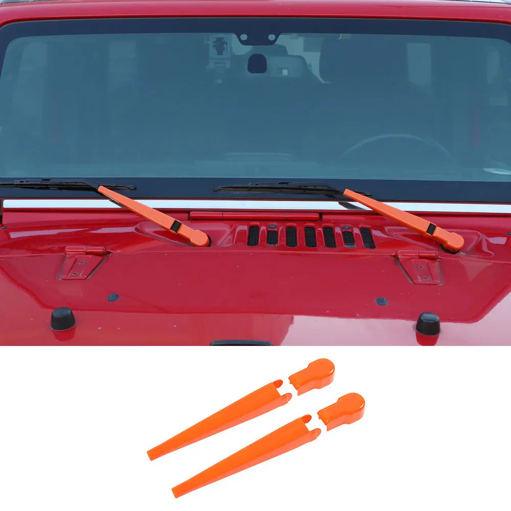 For 2007-2018 Jeep Wrangler JK JKU Front Windshield Wiper Cover Trim
