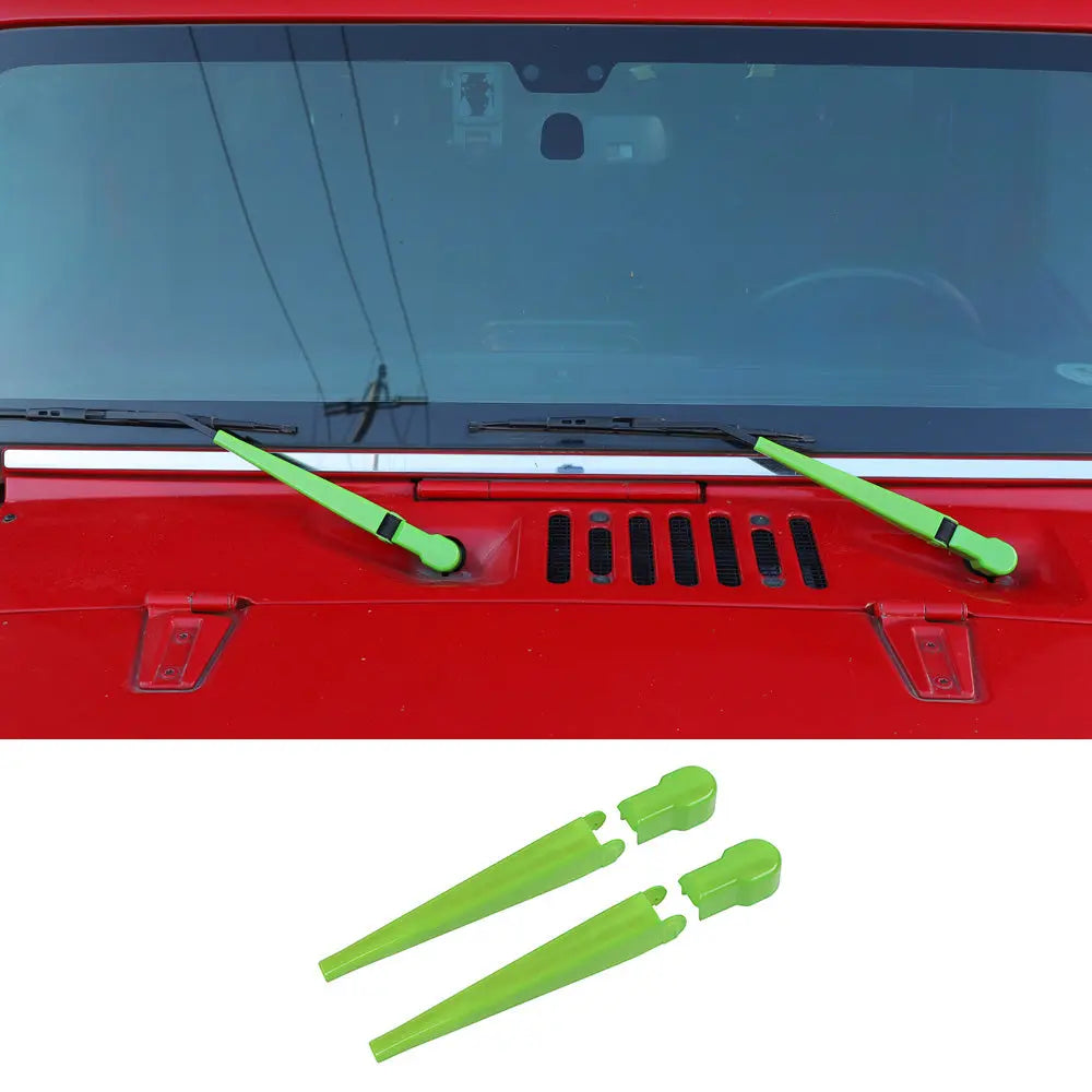 For 2007-2018 Jeep Wrangler JK JKU Front Windshield Wiper Cover Trim