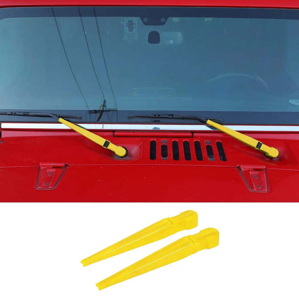 For 2007-2018 Jeep Wrangler JK JKU Front Windshield Wiper Cover Trim