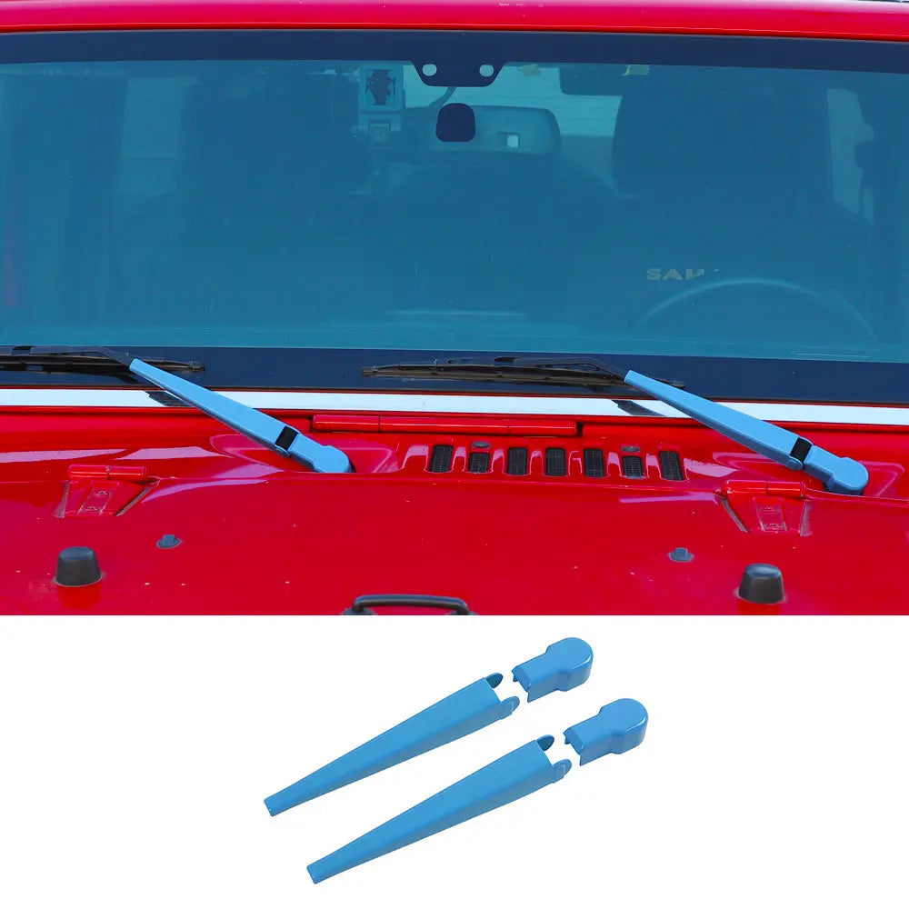For 2007-2018 Jeep Wrangler JK JKU Front Windshield Wiper Cover Trim