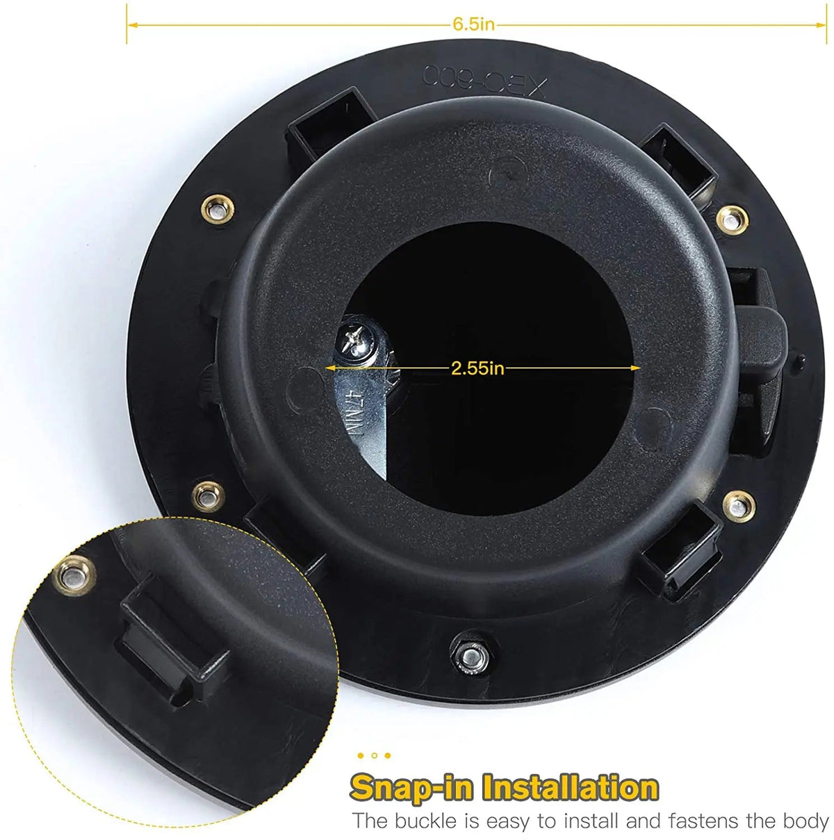 For 2007-2018 Jeep Wrangler JK JKU Fuel Door Cover Locking Gas Cap Cover, American Flag
