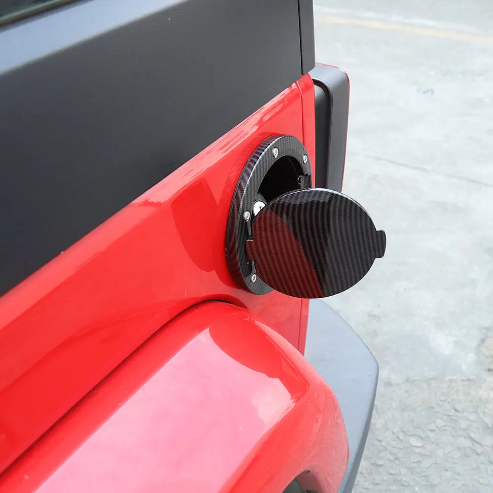 For 2007-2018 Jeep Wrangler JK JKU Fuel Filler Cover Gas Cap Tank Door Aluminum Alloy