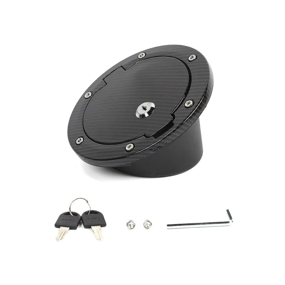 For 2007-2018 Jeep Wrangler JK JKU Fuel Tank Gas Cap Cover Trim
