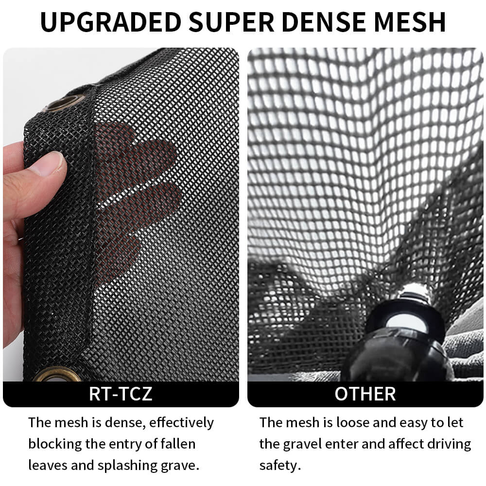 For 2007-2018 Jeep Wrangler JK JKU Half-Length Mesh Bikini Top Sunshade – UV Protection Soft Roof Cover