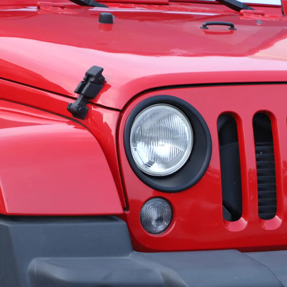 For 2007-2018 Jeep Wrangler JK JKU Headlight Trim Bezels
