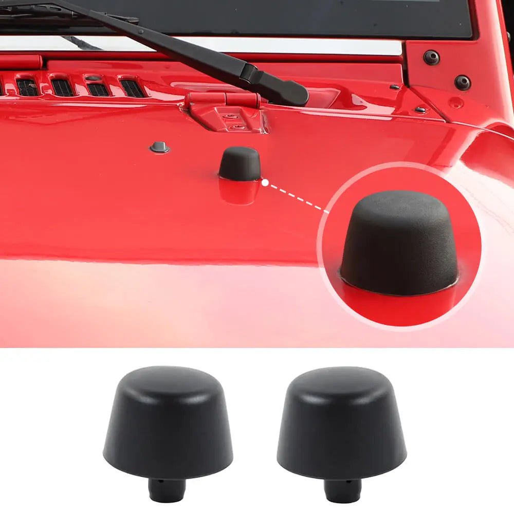 For 2007-2018 Jeep Wrangler JK JKU Hood Bumper Stop Rubber Cushion Set OEM