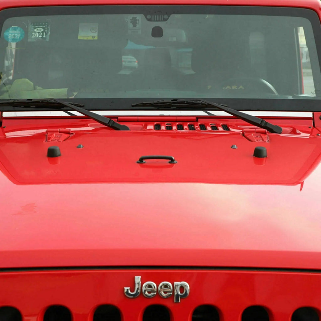 For 2007-2018 Jeep Wrangler JK JKU Hood Bumper Stop Rubber Cushion Set OEM