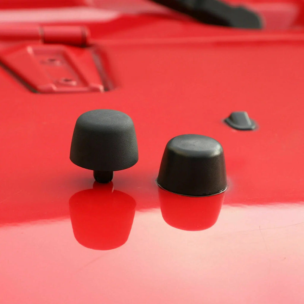 For 2007-2018 Jeep Wrangler JK JKU Hood Bumper Stop Rubber Cushion Set OEM