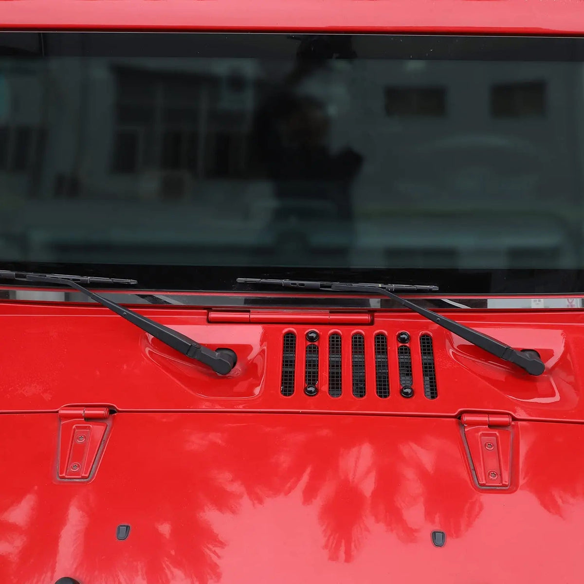For 2007-2018 Jeep Wrangler JK JKU Hood Vent Cap Cover Trim