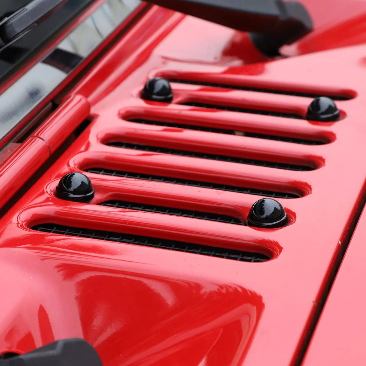 For 2007-2018 Jeep Wrangler JK JKU Hood Vent Cap Cover Trim
