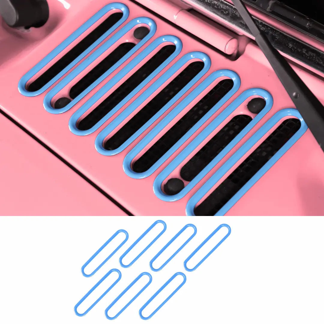 For 2007-2018 Jeep Wrangler JK JKU Hood Vent Cover Cowl Panel Trim Exterior Accent
