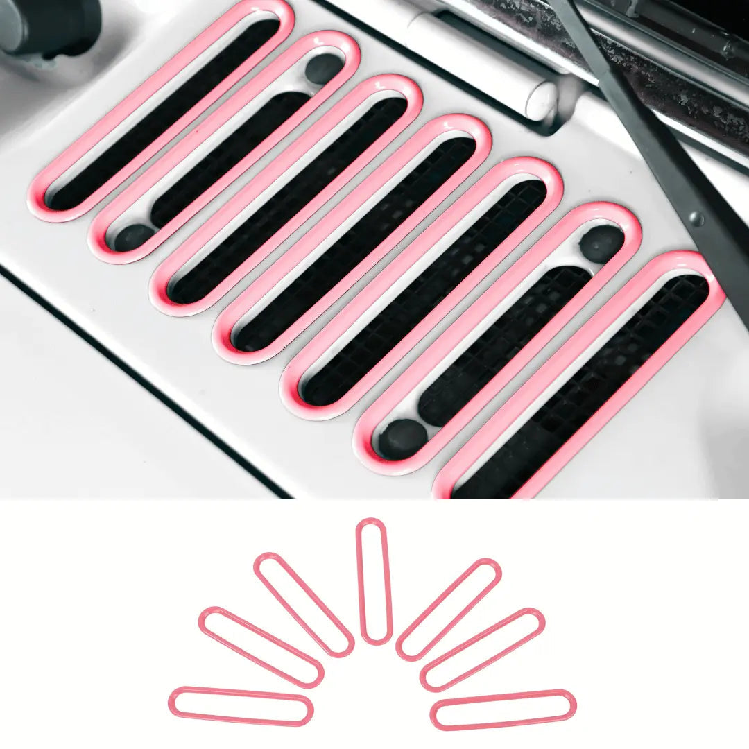 For 2007-2018 Jeep Wrangler JK JKU Hood Vent Cover Cowl Panel Trim Exterior Accent