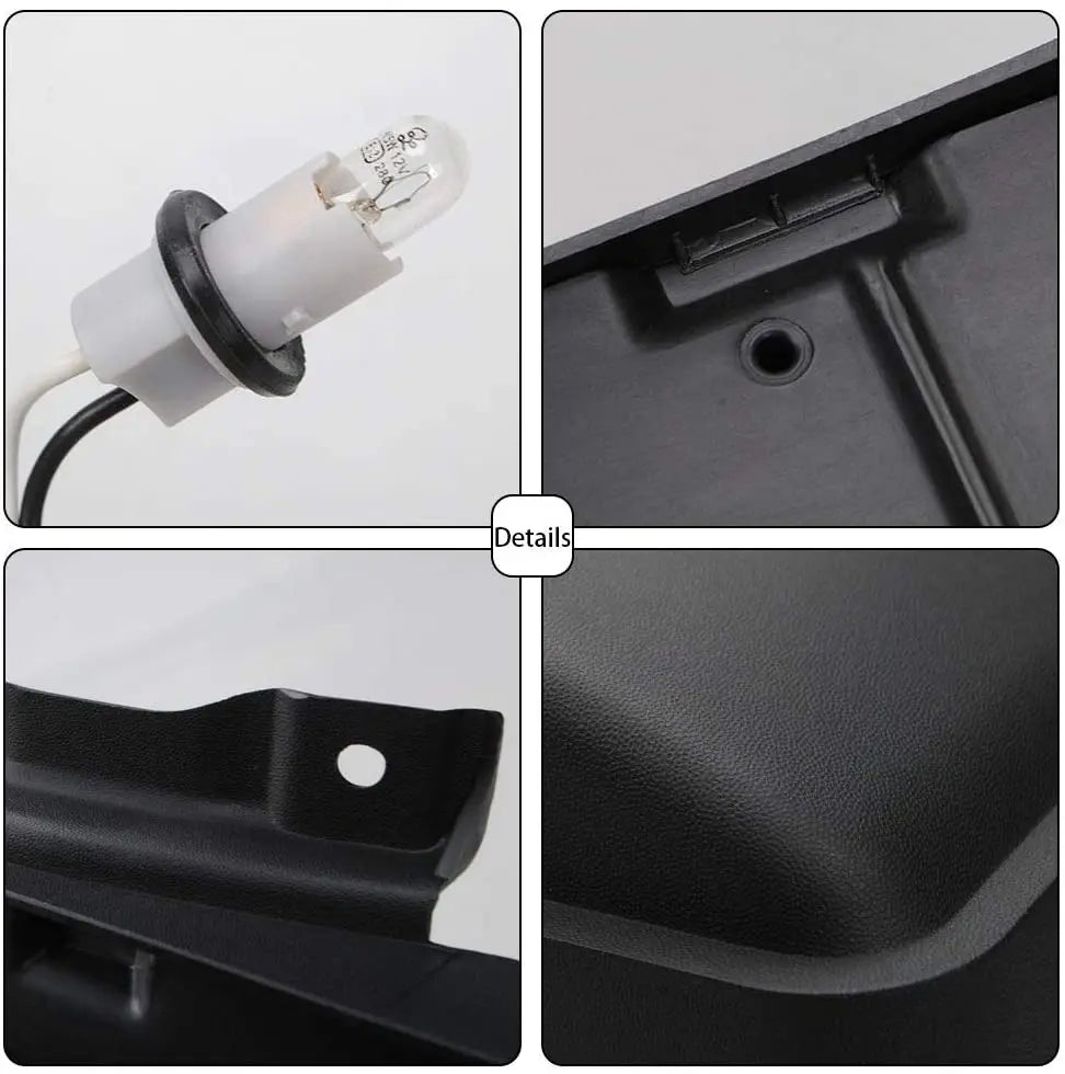 For 2007-2018 Jeep Wrangler JK JKU Rear License Plate Mounting Bracket Holder Frame