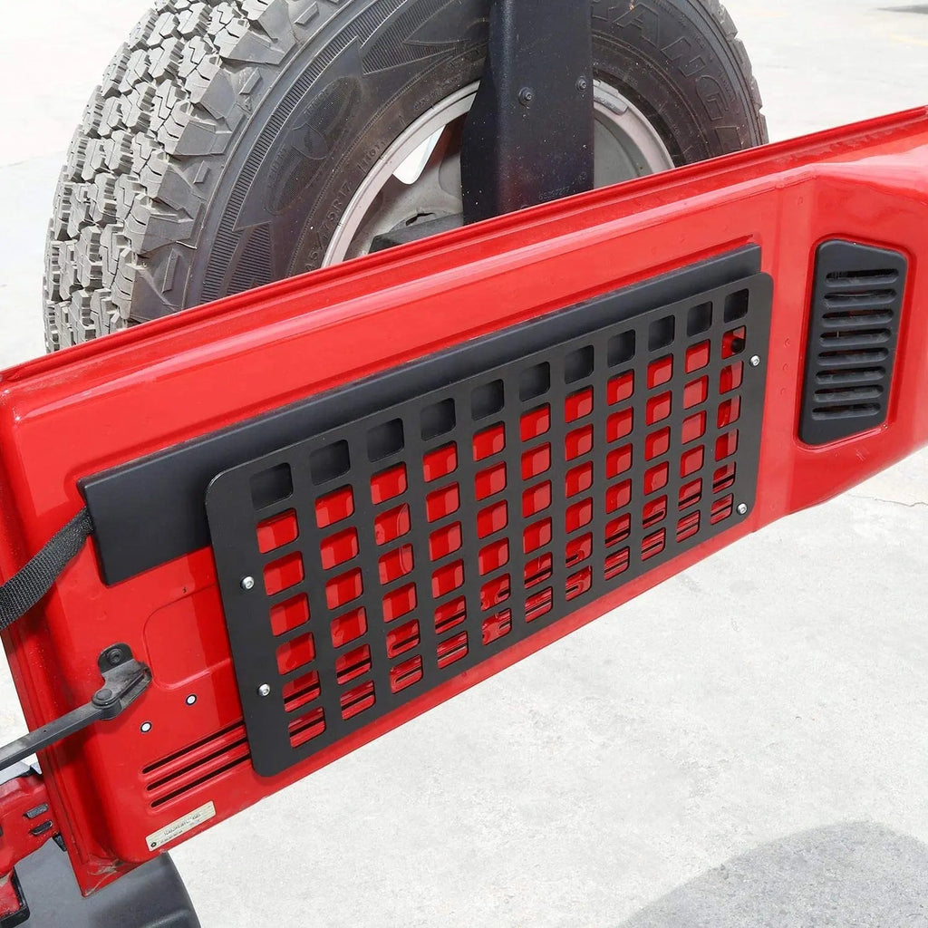 For 2007-2018 Jeep Wrangler JK JKU Rear Rack Trunk Cargo Shelf Solid Steel Interior Luggage Storage Carrier