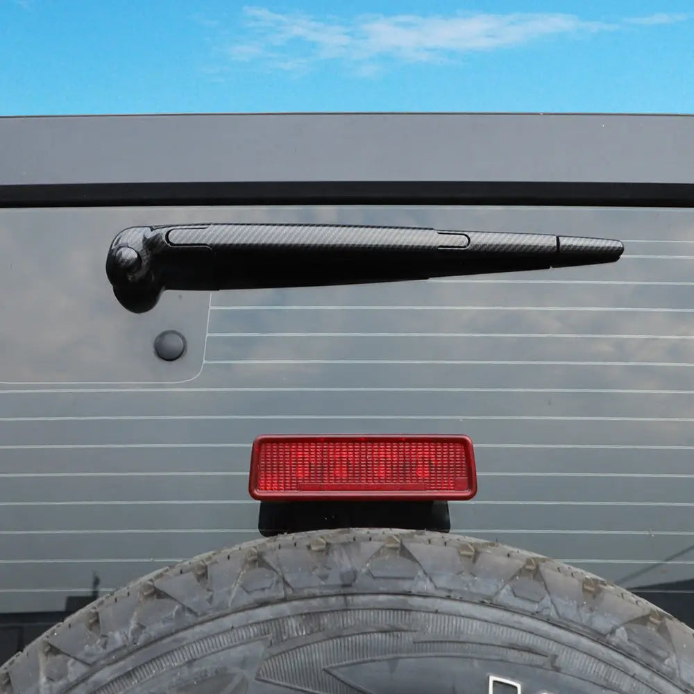 For 2007-2018 Jeep Wrangler JK JKU Rear Rain Windscreen Window Wiper Cover Trim