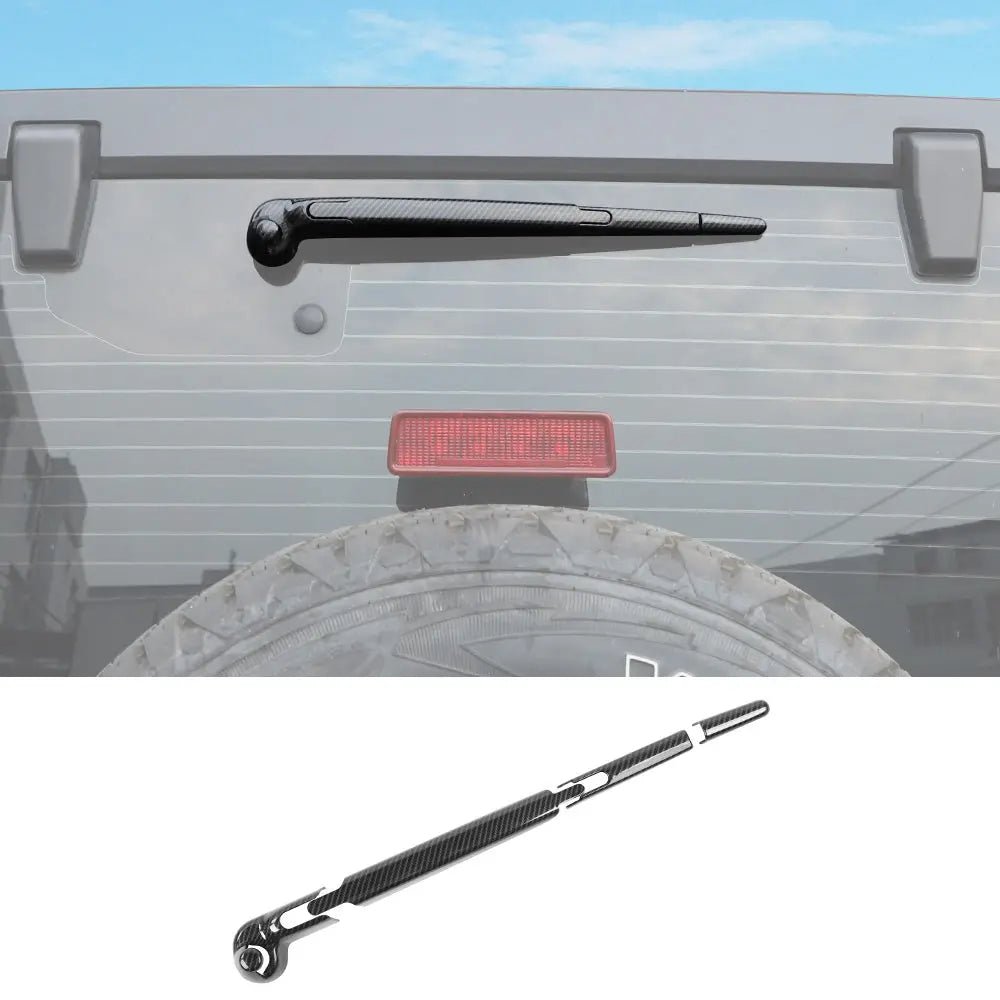 For 2007-2018 Jeep Wrangler JK JKU Rear Rain Windscreen Window Wiper Cover Trim